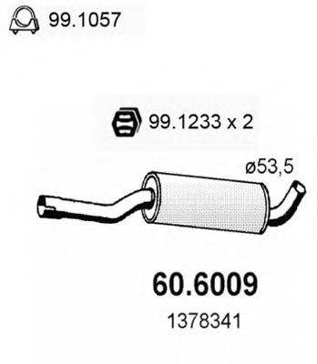Middle Silencer 60.6009