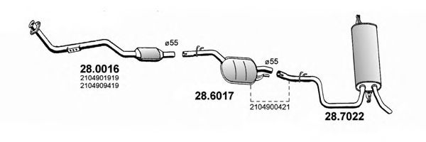 Exhaust System ART1455