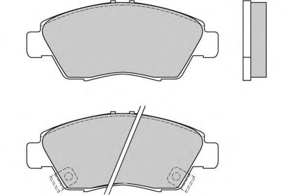 Brake Pad Set, disc brake 12-0546