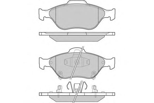 Brake Pad Set, disc brake 12-1255