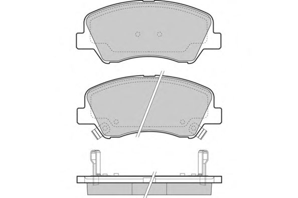 Brake Pad Set, disc brake 12-1470