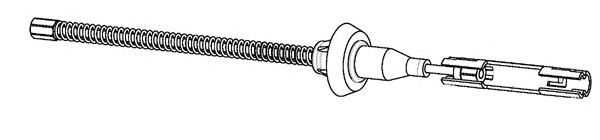 Cable, parking brake FO02210