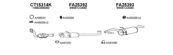 Exhaust System 250155