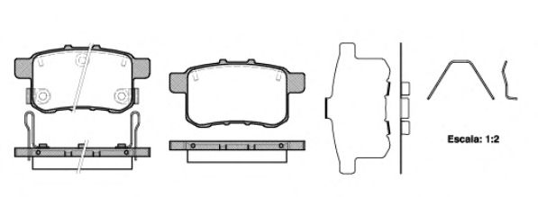 Brake Pad Set, disc brake P12323.12