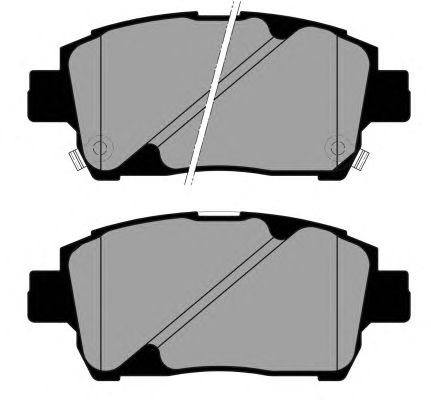 Brake Pad Set, disc brake PA1281