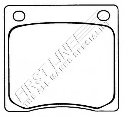 Brake Pad Set, disc brake FBP1488