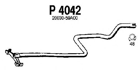 Exhaust Pipe P4042