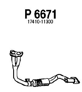 Exhaust Pipe P6671