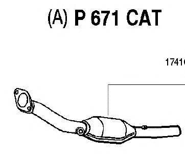 Catalytic Converter P671CAT