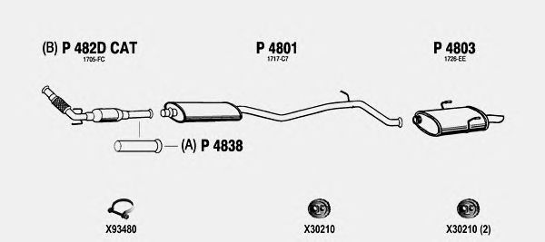 Exhaust System PE416