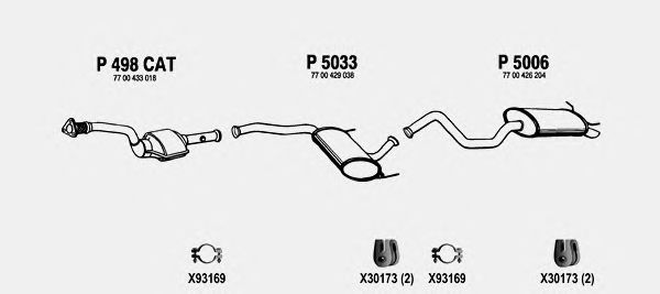 Exhaust System RE409