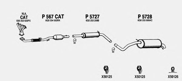 Exhaust System SE709