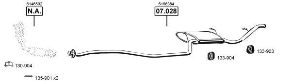 Exhaust System FO071600