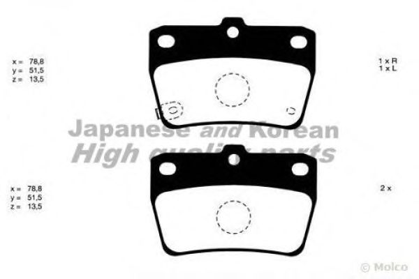 Brake Pad Set, disc brake 1083-0202