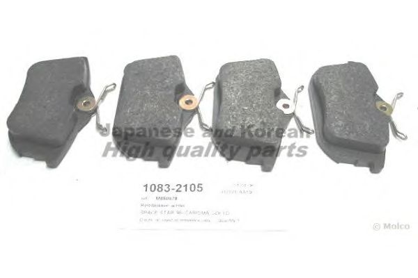 Brake Pad Set, disc brake 1083-2105