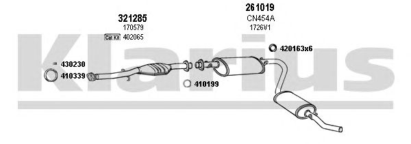 Exhaust System 180543E