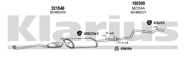 Exhaust System 600402E