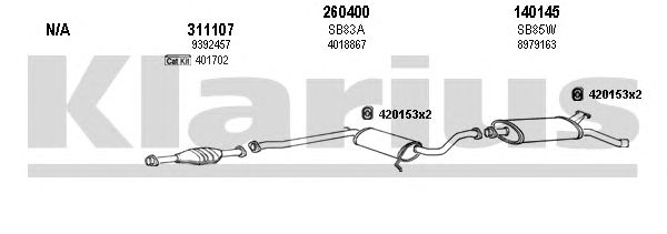 Exhaust System 750084E