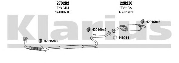 Exhaust System 900190E