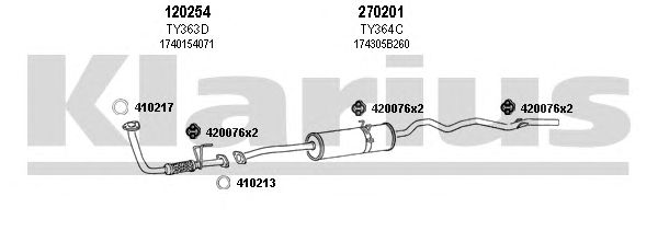 Exhaust System 900262E