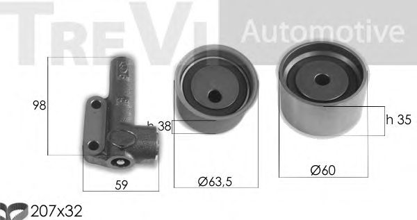 Timing Belt Kit RPK3343D/1
