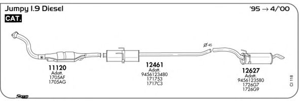 Exhaust System CI118