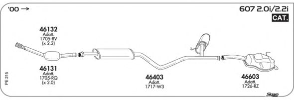 Exhaust System PE215