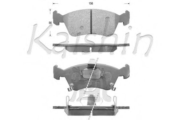 Brake Pad Set, disc brake FK2170