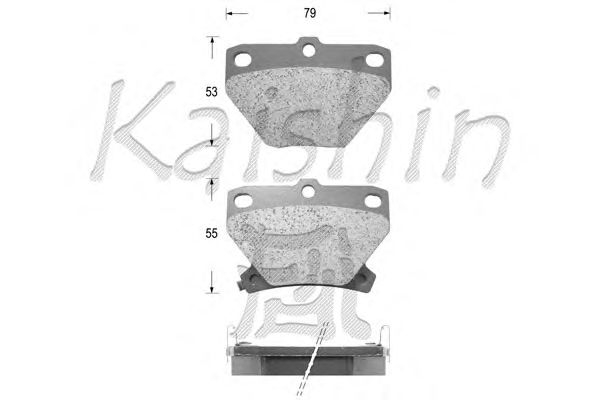 Brake Pad Set, disc brake FK2204