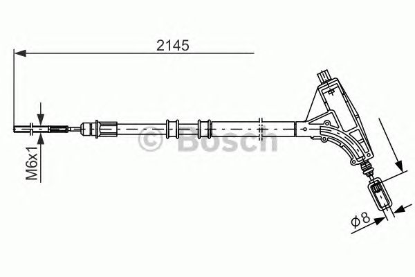 Cable, parking brake 1 987 477 592
