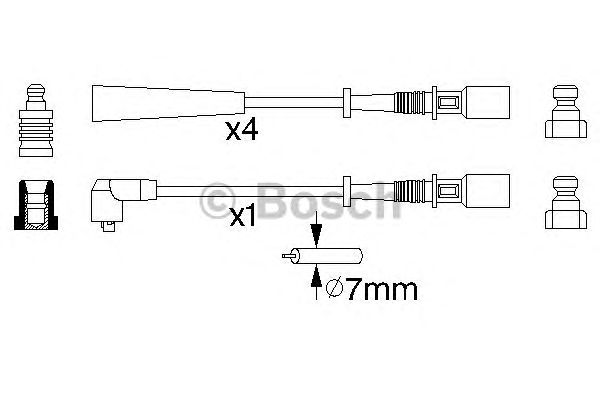 Ignition Cable Kit 0 986 356 853
