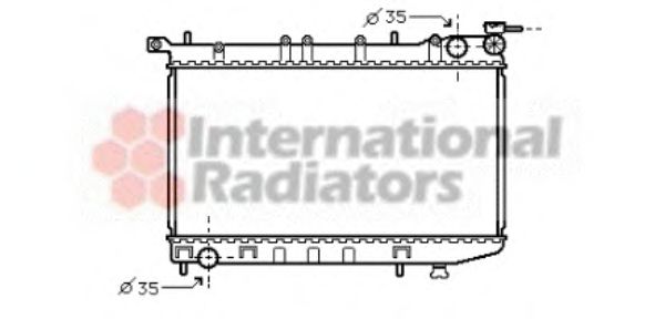 Radiator, engine cooling 13002174