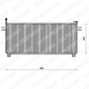 Condensator, airconditioning TSP0225086