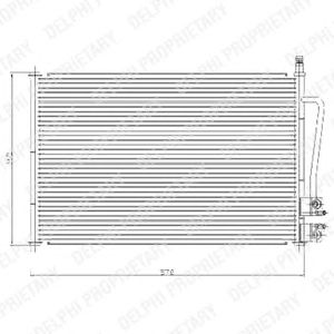 Condensator, airconditioning TSP0225459