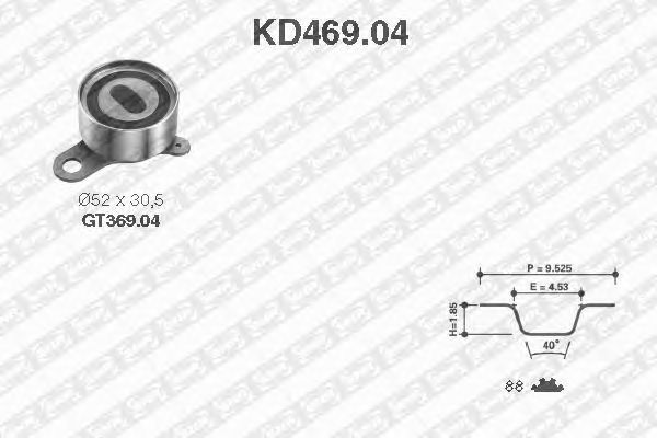 Timing Belt Kit KD469.04