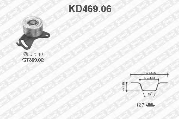 Timing Belt Kit KD469.06