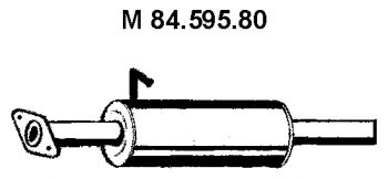 Middle Silencer 84.595.80