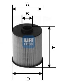 Fuel filter 26.006.00