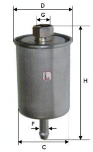 Fuel filter S 1587 B