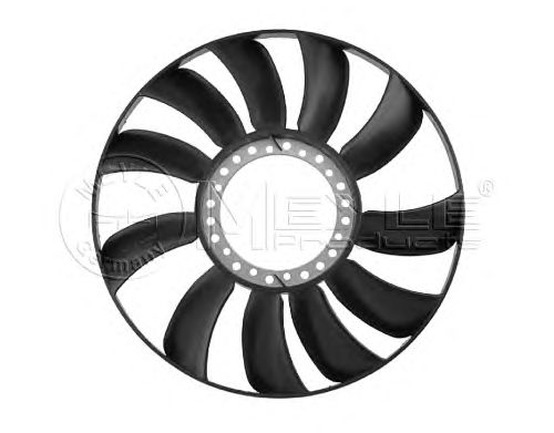 Fan Wheel, engine cooling 100 121 0071