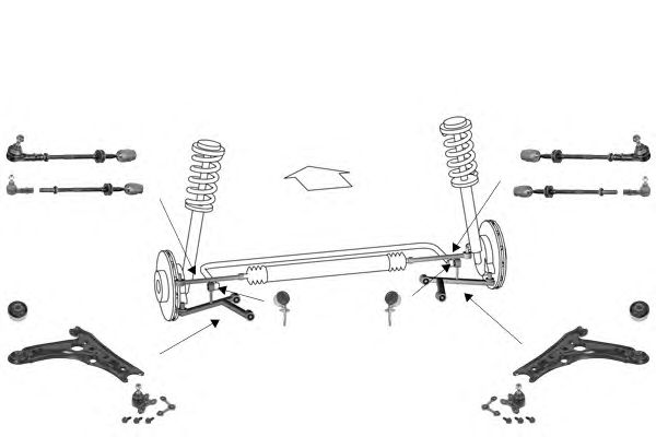 Steering; Wheel Suspension WG0452800
