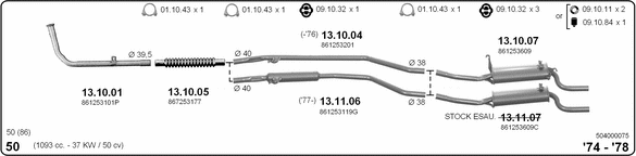 Exhaust System 504000075