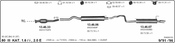 Exhaust System 504000103
