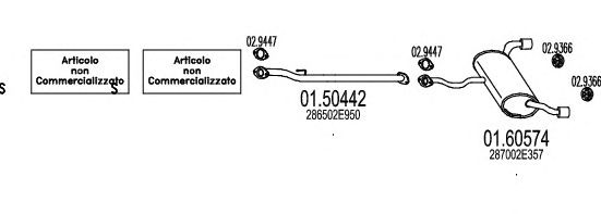 Egzoz sistemi C130075002370
