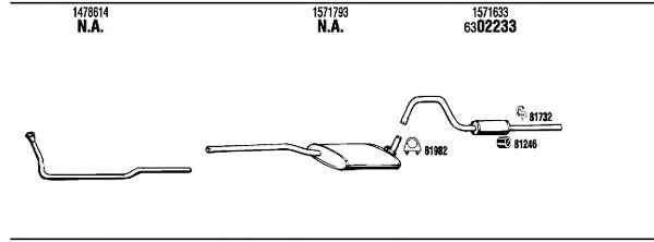 Exhaust System FO30152A