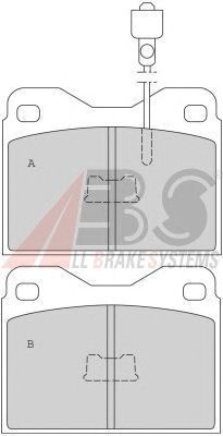 Brake Pad Set, disc brake 36091/1