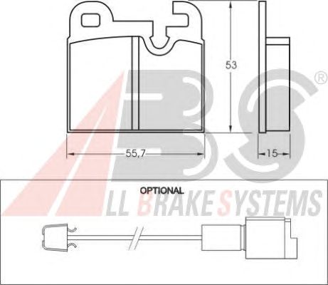 Brake Pad Set, disc brake 36141