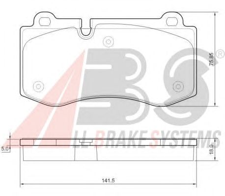 Brake Pad Set, disc brake 37565