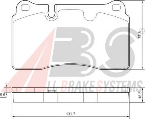 Brake Pad Set, disc brake 37614