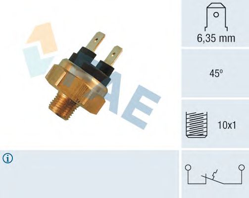 Temperature Switch, coolant warning lamp 35430